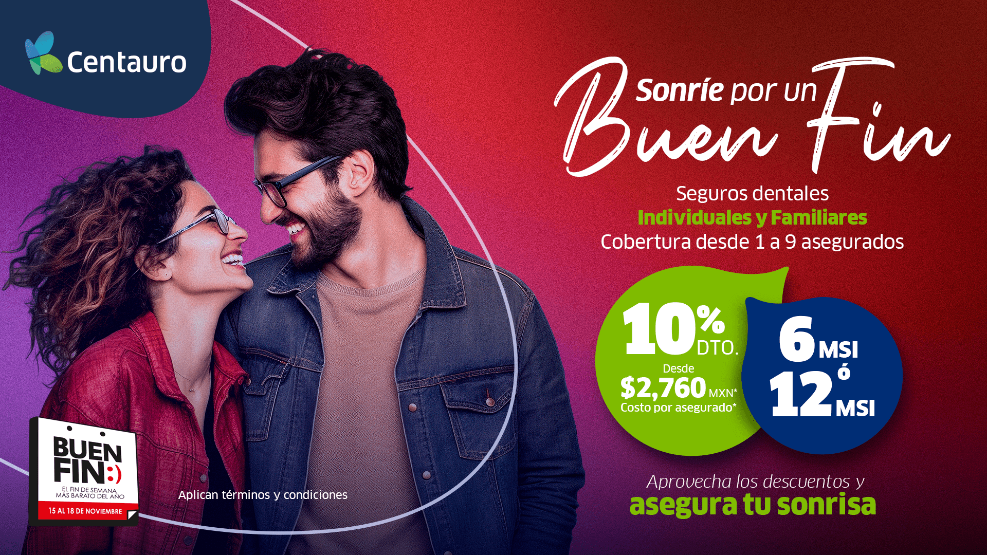 Promoción Buen Fin Seguros Centauro